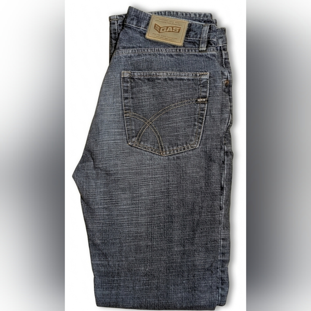 🔹(3for$20)🔹Regular Fit GAS Italian Denim Blue Jeans California Model
